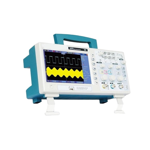 Oscilloscope de Stockage Numérique 200MHz USB Double Canal Générateur de Signal Oscilloscope Portable, Portable