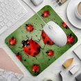thumbnail image 2 of PhooArto Comfortable Mouse Pad Ladybugs Art Painting Desktop Mousepad , 21 x 25 cm Mouse Mat, Non-Slip Rubber Base, Improves Speed and Precision, 2 of 7