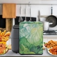thumbnail image 4 of ZUXONGSY Palm Leaf Air Fryer Cover Appliance Dust Covers with top Handle And Pockets Rice Cooker Protective Cover Dustproof And Fingerprint-Proof Home Dining Decor, 4 of 7