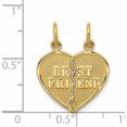 thumbnail image 4 of 10K Yellow Gold Best Friend 2 Piece Break-A-Part Charm (22 X 16) Made In United States 10c212, 4 of 6