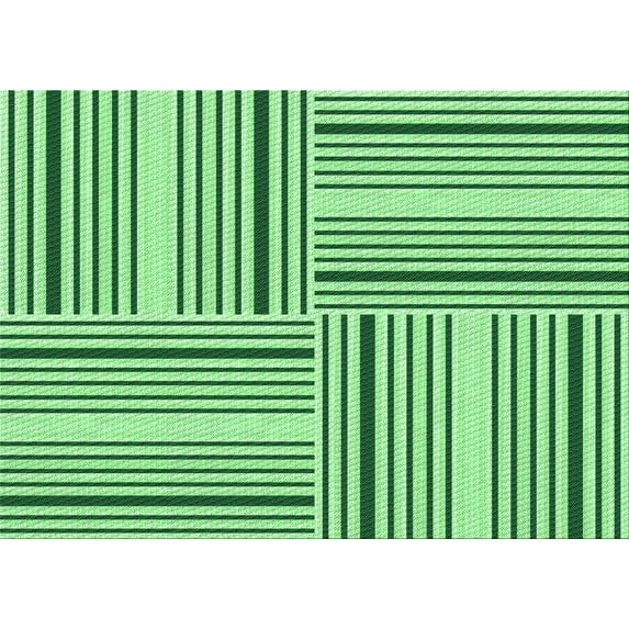 Ahgly Company Indoor Rectangle Patterned ForestGreen Area Rugs, 2' x 4'