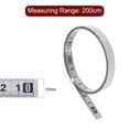 thumbnail image 2 of Unique Bargains 2 Pack Adhesive Backed Tape Measure 200cm Metric Right to Left Read Measuring Tape Steel Sticky Ruler, Silver Tone, 2 of 5