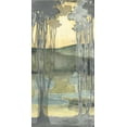 thumbnail image 2 of Goldberger, Jennifer 11x18 Gold Ornate Wood Framed with Double Matting Museum Art Print Titled - Small Nouveau Landscape I, 2 of 4