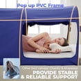 thumbnail image 4 of Tienda Dosel para Cama Alvantor Dream Tents Tamaño Twin Gris Estilo Cottage, 4 of 8