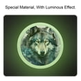 thumbnail image 2 of Wolf Round Glow-in-the-Dark Cabinet Knobs: Fluorescent Drawer Pulls 4-Pack, Complet– Suitable Kitchen Hardware, 2 of 6