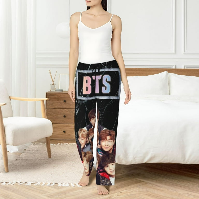 BTS PAJAMA PANTS Jin RJ×WOOTTEO Lサイズ BTS JIN - WOOTTEO X RJ PAJAMA PANTS (GREEN) – K-COSMO