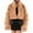 Veste d'Hiver Femme Kaki, variante sur Manteaux Longs pour Femmes Vestes Habillées Automne Hiver Fermeture Éclair Chaude Manteaux d'Extérieur