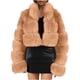 thumbnail image 1 of Abrigo de Piel Sintética Para Mujer Chaqueta Cálida Invierno Sólido Cuello en V Prendas de Abrigo Odeerbi  ODB178541, 1 of 4