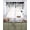 Black, variant on Black Spring Botanical Swag Valances for Windows, Small Curtains Drapes, Weeping Eucalyptus Butterfly Kitchen Window Curtains Over Sink Window Treatment Valance for Bedroom/Bathroom 56"x36"