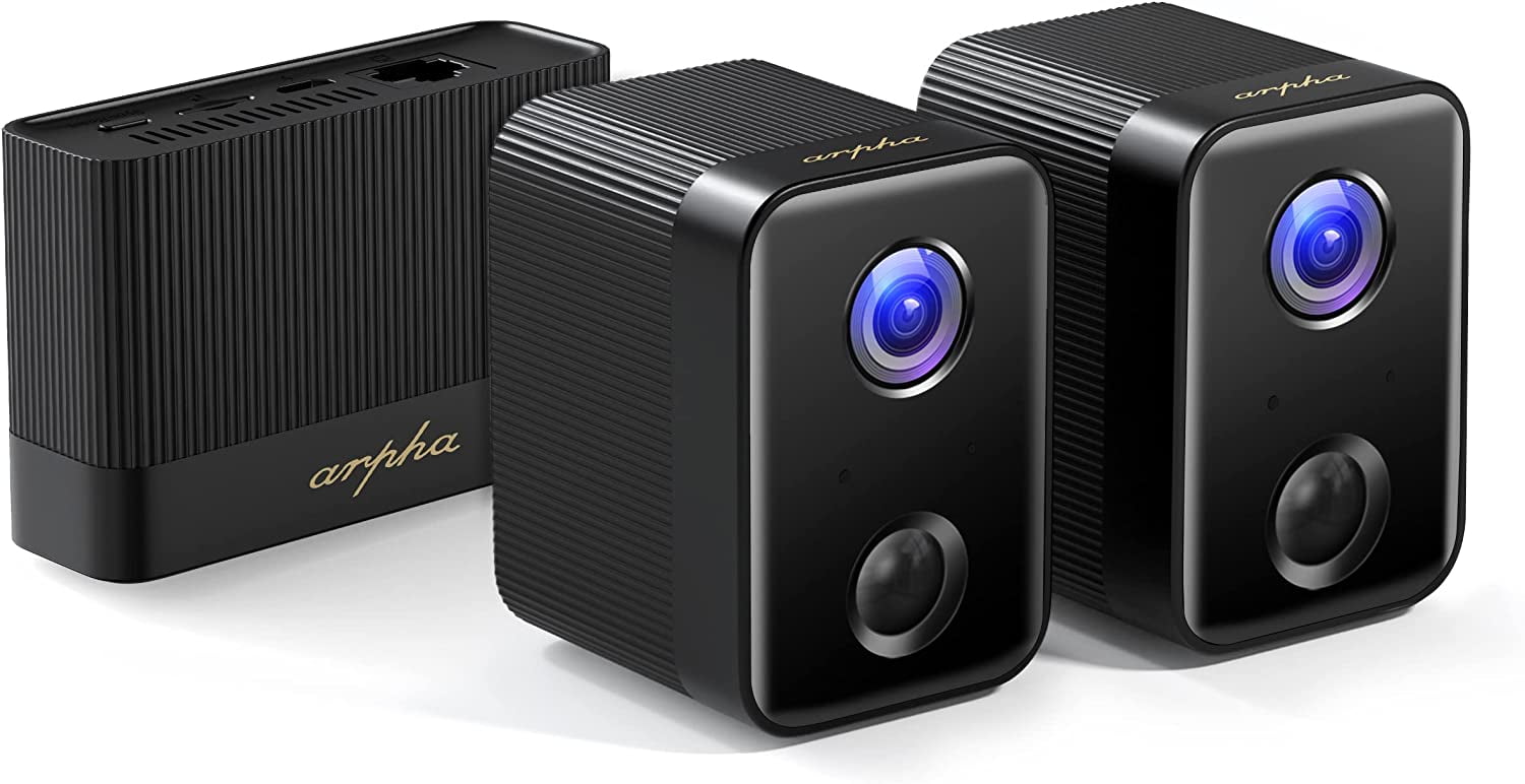 Wireless Outdoor Security Camera with Home Base,Wifi Rechargeable