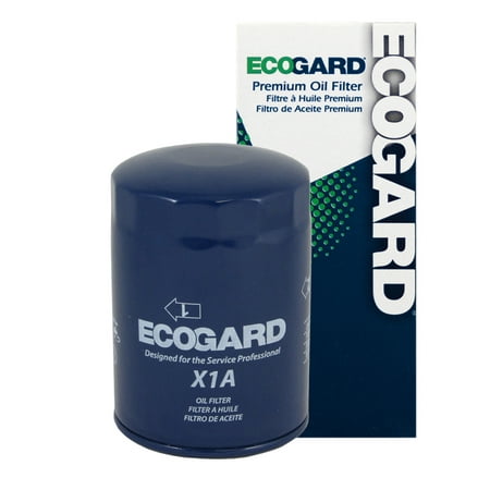 ECOGARD X1A Spin-On Engine Oil Filter for Conventional Oil - Premium Replacement Fits Ford F-150, Explorer, Ranger, Mustang, F-250, F-350, E-150 Econoline, Bronco, Explorer Sport