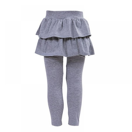 

Autumn and Winter Children Girl s Pants New Kids Elastic Waist Warm Cute Skirt Pants for 2-12Y