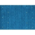 thumbnail image 1 of Ahgly Company Indoor Rectangle Abstract Light Blue Contemporary Area Rugs, 7' x 10', 1 of 4