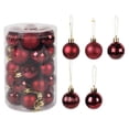 thumbnail image 3 of 34 piezas de bolas de adornos navideños de 4 cm para árbol de Navidad, bolas colgantes para decoración navideña, decoración para el hogar, Navidad 2024, decoración de Navidad, 3 of 5