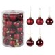 thumbnail image 3 of 34 piezas de bolas de adornos navideños de 4 cm para árbol de Navidad, bolas colgantes para decoración navideña, decoración para el hogar, Navidad 2024, decoración de Navidad, 3 of 5
