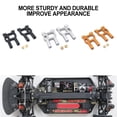 thumbnail image 3 of ZheElen 2pieces Stable Front Rear Upper Suspension Arm For LC Racing 1/10 PTG-2 Red, 3 of 6