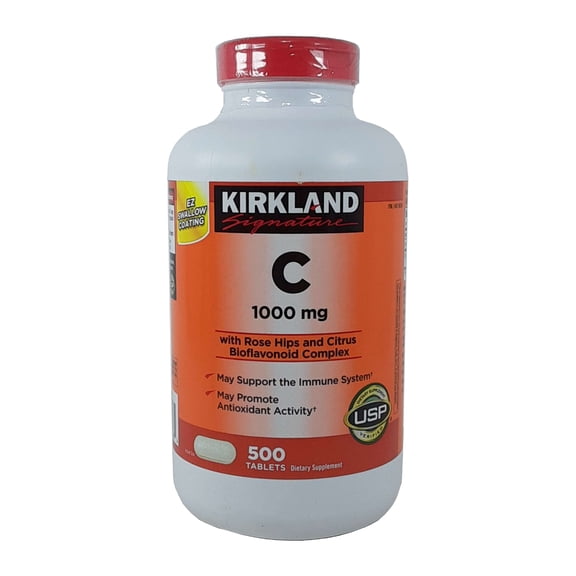 K.S Vitamin C 1000 mg., 500 Tablets