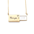 thumbnail image 1 of Quote yo grandes en derecho Sobre de carta de amor, collar y joyas colgantes, 1 of 3