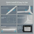 thumbnail image 3 of 3D Printer Enclosure for Bambu Lab A1 Combo,Large Size Fireproof&Dustproof Enclosure,Noise Reduction,Constant Temperature Control 3D Printer Cover wit, 3 of 9