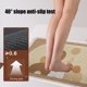 thumbnail image 5 of Alfombra antideslizante para alfombra de baño - Alfombra absorbente con respaldo antideslizante, 23,62x15,74 pulgadas, lino gris/marrón, lavable para dormitorio y entrada, 5 of 6