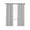 White, variant on White Boho Blackout Curtains 45 Inches Long for Bedroom, Country Abstract Black Geometric Striped Thermal Insulated Room Darkening Black Out Window Curtain Panels Grommet Drapes for Living Room