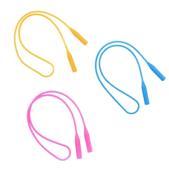 3pcs Hombres Mujeres Correa de Silicona Cordón para El Cuello de Hugo Correas de anteojos de silicona