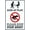 Warning Sign 4, variant on Keep Your Distance Sign - 8"x12" Vintage Metal Warning Sign, Social Distancing Decor for Home Farm Bar Coffee Shop Club Indoor Outdoor