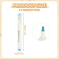 thumbnail image 2 of Uxcell Acrylic Paint Marker Pens Acrylic Paint Pens Waterproof Paint Art Marker Pen Water Based Paint Pen for DIY Craft Blue, 2 of 7