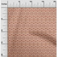 thumbnail image 1 of oneOone Silk Tabby Fabric Chevron & Triangle Geometric Printed Fabric 1 Yard 42 Inch Wide, 1 of 4