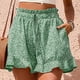 thumbnail image 2 of Pantalones cortos casuales lindos pantalones cortos con estampado floral para mujeres para el hogar ANGGREK Otros, 2 of 6
