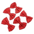 thumbnail image 5 of LOLIPPYY 5-Pack Red Sequin Bow Hair Clips Embroidered Christmas Hairpins for Holiday Hair Styling and Decoration, 5 of 8