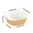 thumbnail image 3 of Quinlirra Clearance Kitchen Organizer Basket Food Safe Plastic Drainer Space Saving Storage Container for Vegetables Utensils Sturdy Design Easy Clean Multi Purpose Use, 3 of 6