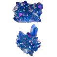 thumbnail image 1 of 2pcs Natural Crystal Decorative Cluster Desktop Ornament Craft Material, 1 of 8