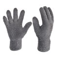 thumbnail image 4 of Uxcell Dusting Cleaning Gloves Microfiber Mittens, Gray 1 Pair, 4 of 5