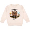 thumbnail image 2 of Inktastic Happy Groundhog Day Cute Toddler Sweatshirt, 2 of 4