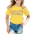 thumbnail image 2 of FUZHIQ Hello Second Grade Tshirt Kids Back to School Shirt for Girls Boys First Day of School Rainbow Graphic Tee Outfit Gifts, 6-7 Years, 2 of 4