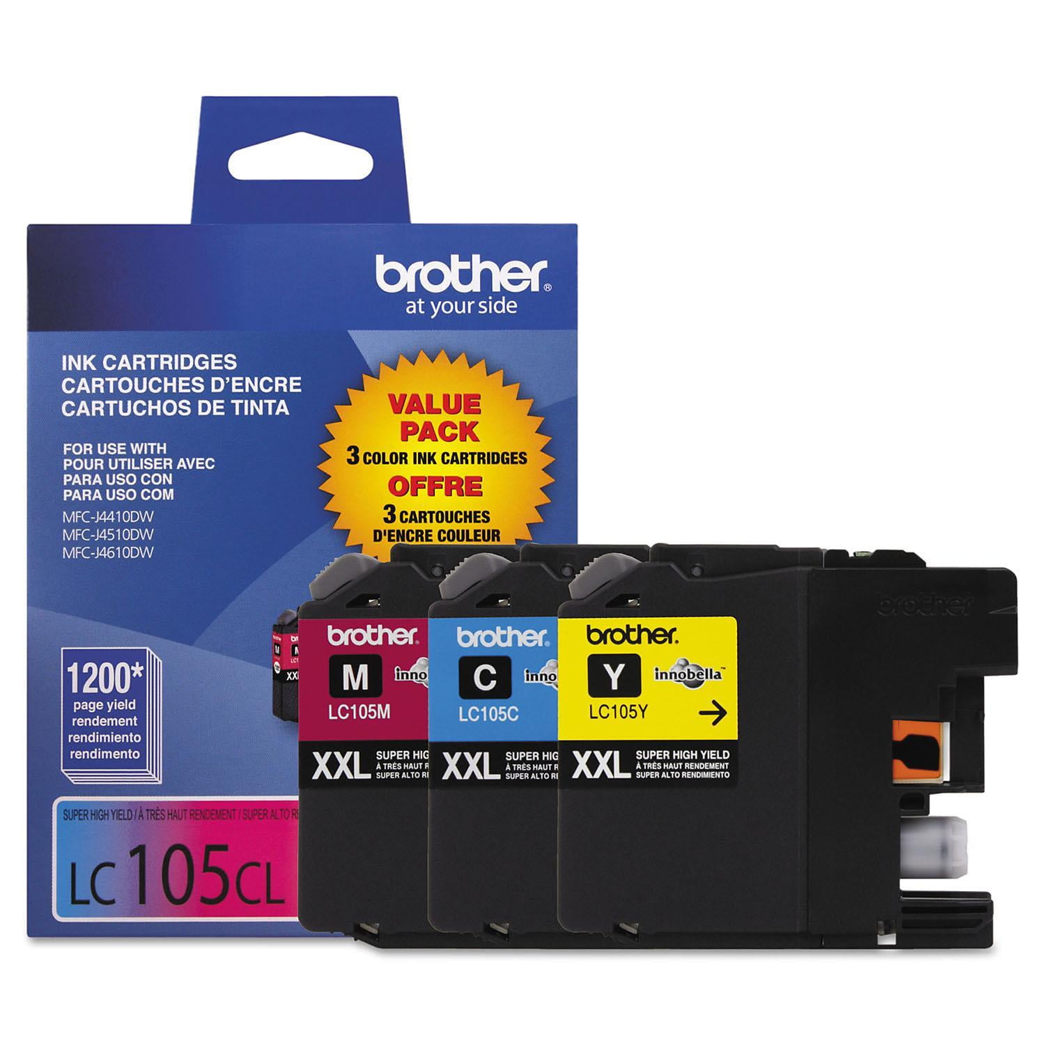 Brother MFC-J805DW INKvestmentTank Color Inkjet All-in-One Printer with  Mobile Device and Duplex Printing with Up To 1-Year of Ink In-box, White -  Walmart.com