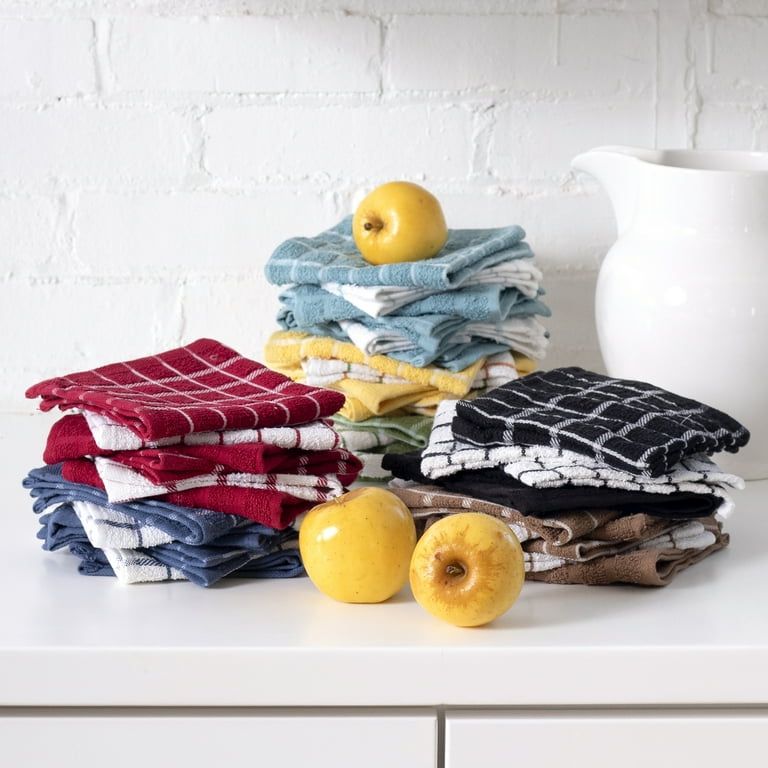 Kitchen Towels 2 Pack Fruits 100% Cotton Dish Drying Hand Towel