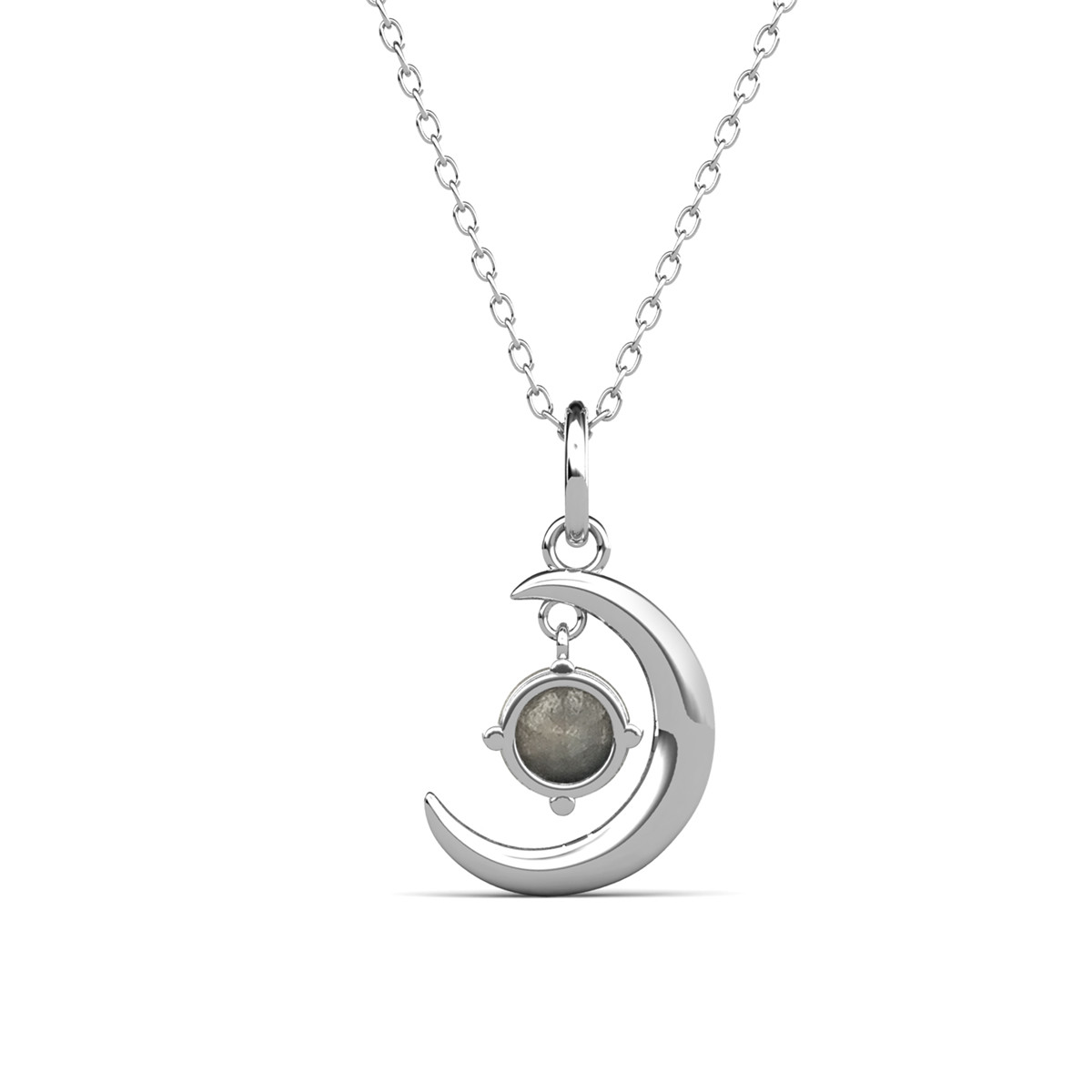 Cate & Chloe Luna Peridot August Birthstone Necklace photo 3