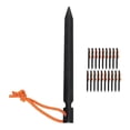 thumbnail image 4 of Stake Pegs Tent Stakes V Shape Heavy Duty Tent Peg With Ropes For Outdoor Camping Tent Accessories Black, 4 of 8