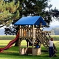 thumbnail image 5 of Bâche de Toit Robuste pour Terrain de Jeu, Imperméable, Pare-Soleil pour Ensemble Extérieur, Équipement, Protection, Bleu, JKODE, 5 of 5