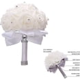 thumbnail image 3 of Ramo de novia artificial blanco, ramo de novia, flores de boda, ramo de novia, artificial JFHHH pequeña, 3 of 5
