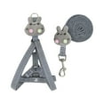 thumbnail image 2 of QualitChoice Leashes Tow Adjustable Animal Rope Leads Traction Interesting Chest Strap Set Corgi Teddy Cable Long-Lasting Pet Gray S, 2 of 6