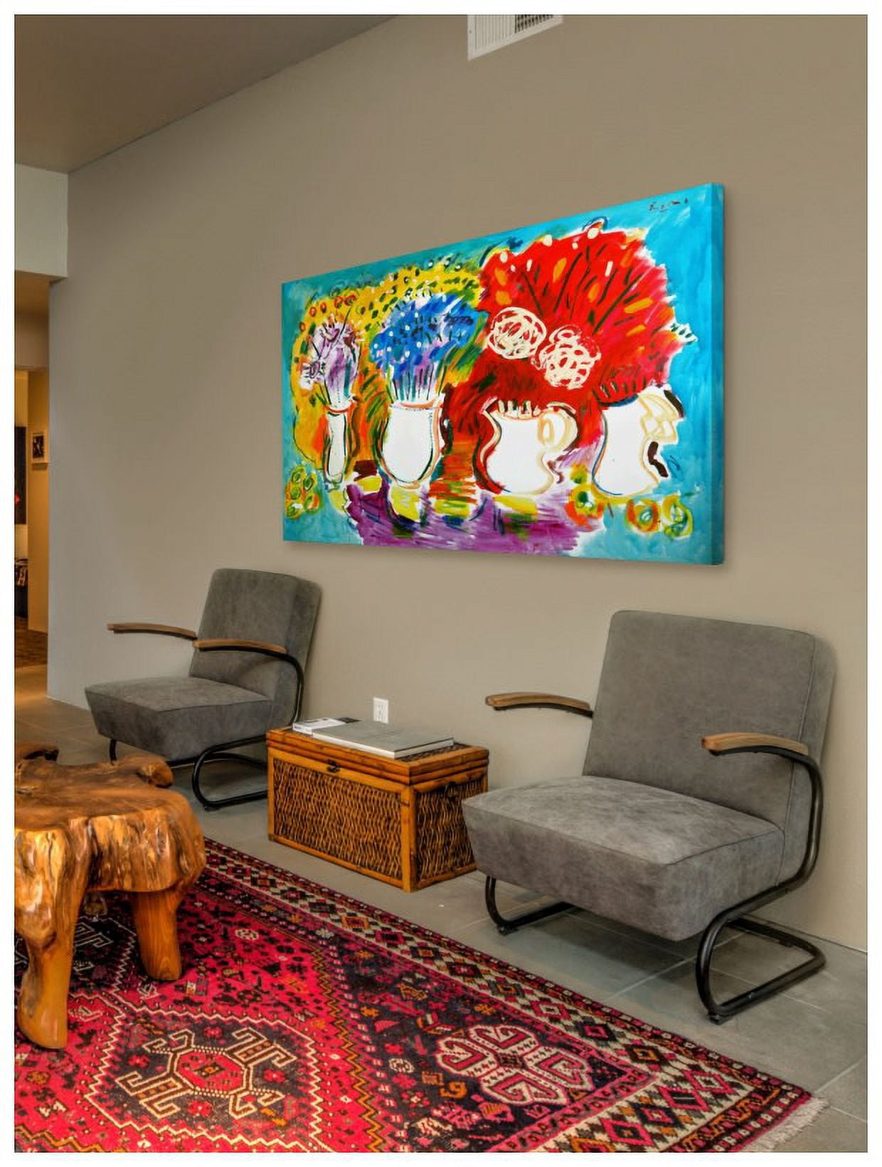 Marmont Hill "Mixed Bouquets" by Wayne Ensrud Painting Print on Canvas
