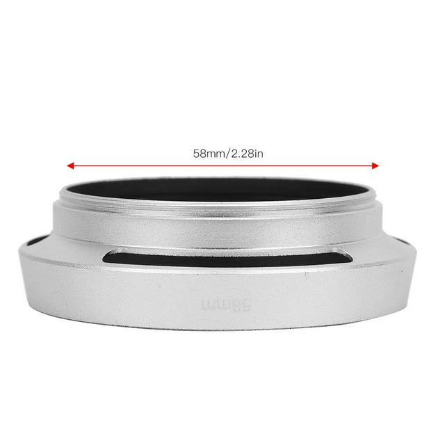 FLAMEEN Lens Shade, Aluminium Alloy Lens Hood For Photography