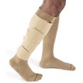thumbnail image 2 of SIGVARIS 1403-FC Compreflex Lite Below Knee w/ Socks-Large Tall-BLK, 2 of 3