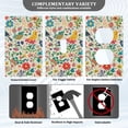 thumbnail image 3 of Yayeee Duplex Wall Plate 1-Gang 4.5"x2.7" Home Receptacle Light Switch Decorative Outlet Cover, Cartoon Animals, 3 of 7