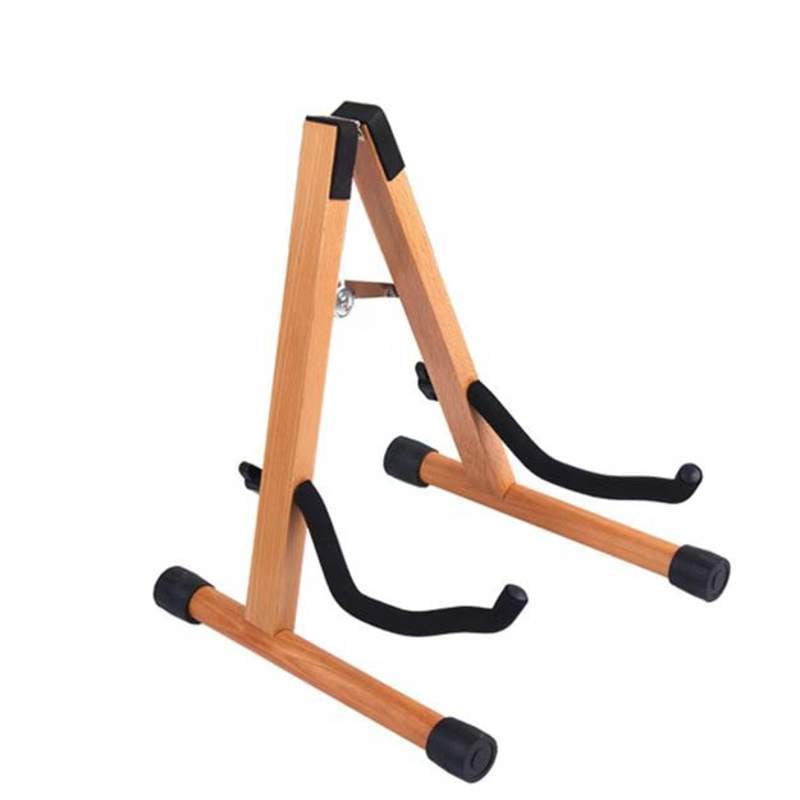 Xvive Guitar Stand,  Acoustic Electric Wooden A Frame Folding Guitar Holder Adjustable for Bass, Cello, Mandolin, Banjo, Ukulele