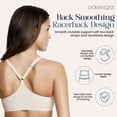 thumbnail image 3 of Dominique Women’s Talia Front Closure Racerback Bra #3900 – Seamless Everyday T-Shirt Bra – Lingerie For women, 3 of 6