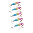 thumbnail image 1 of Señuelos de pesca duros Vib de Metal, 5 uds., 10g, cebos de pesca Jigging, cebo duro Artificial falso con gancho de pluma láser de lentejuelas colorido YUNYI BRAND Deportes, 1 of 8